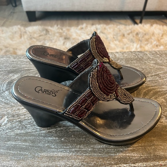 Carlos Santana Apache size 9 wedge - Picture 1 of 6